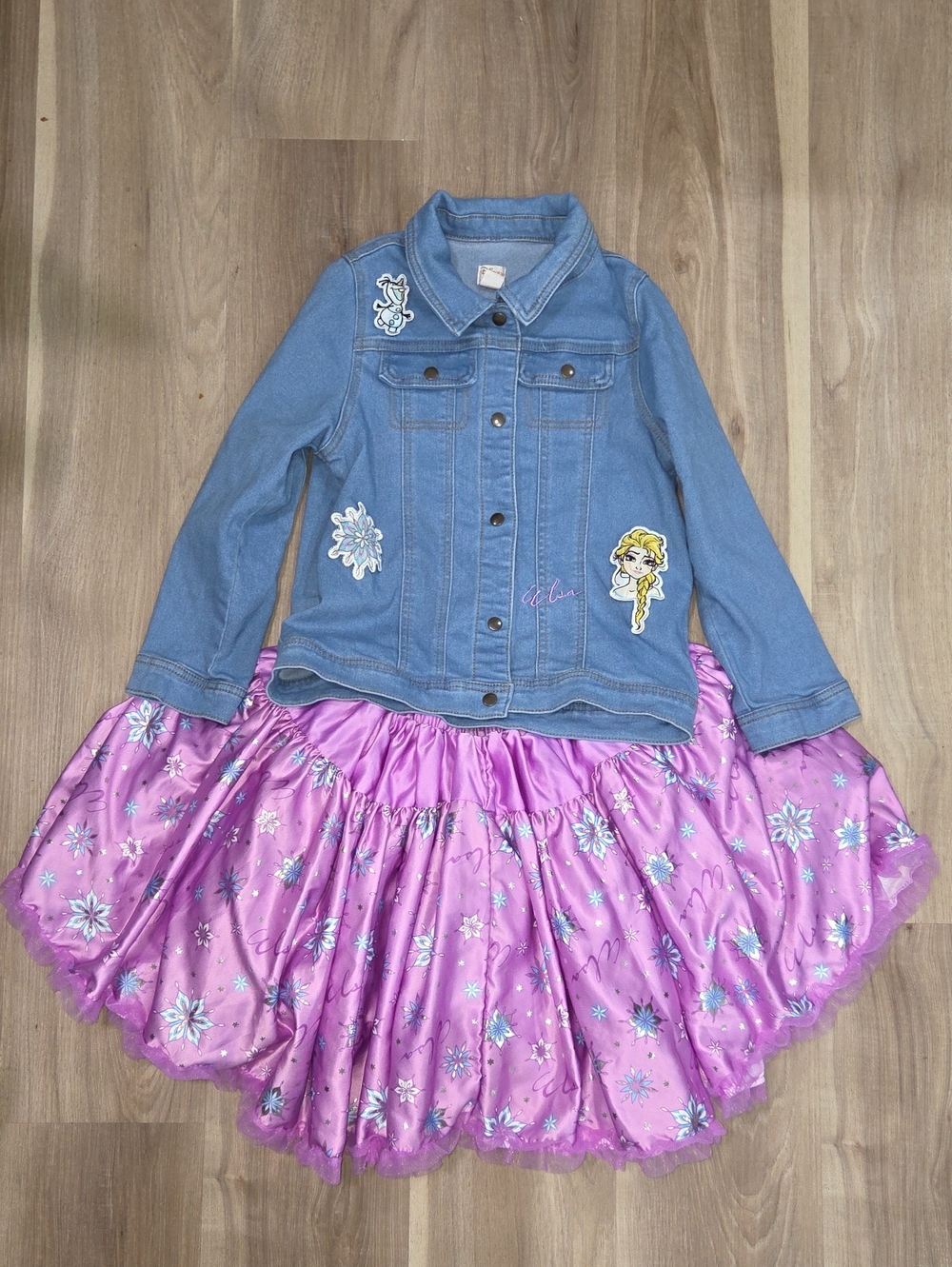 •Disney• Collection By Tutu Couture Little Girls Frozen Tutu Matching Set